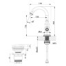 Смеситель для раковины Lemark Spark LM6707RG