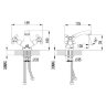 Смеситель для раковины Lemark Vista LM7606C